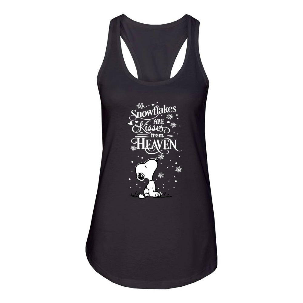 Snoopy Snowflakes Women's Racerback Tank