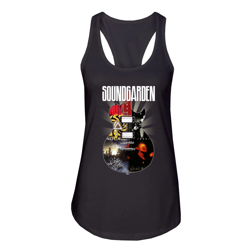 Soundgarden Guitar Women's Racerback Tank