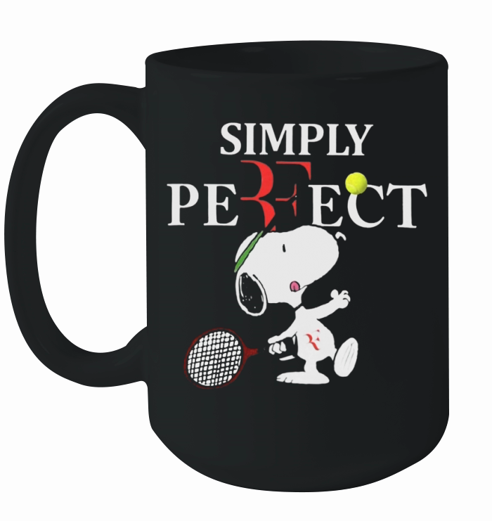 Roger Federer  Snoopy Simply Pefect Ceramic Mug