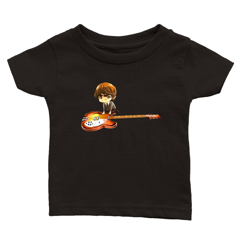 george harrison chibi Classic Baby Crewneck T-shirt