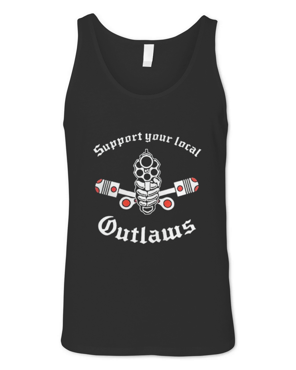 Outlaw mc Support Outlaw mc Support Unisex Jersey Tank
