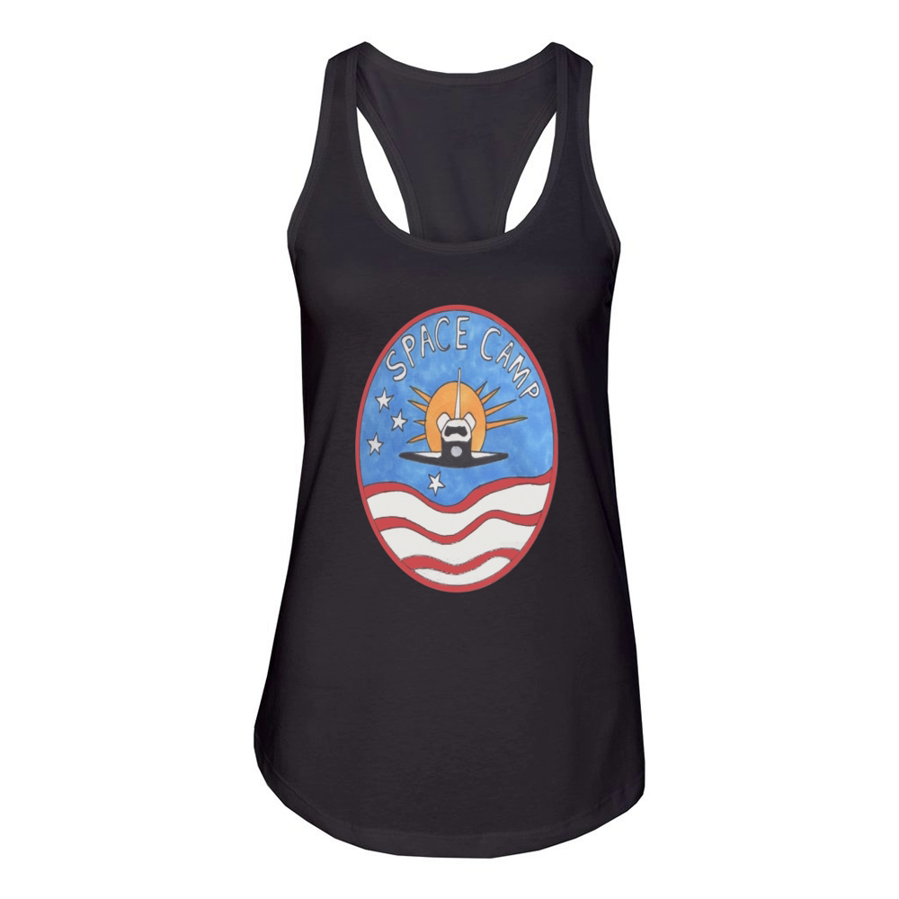 1986 SPACE CAMP LOGO BY153154 Women's Racerback Tank