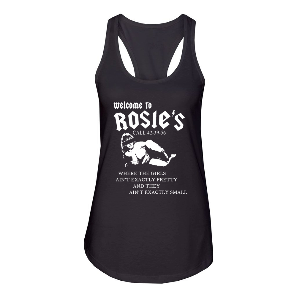 ACDC inspired Whole Lotta Rosie inspired Women's Racerback Tank