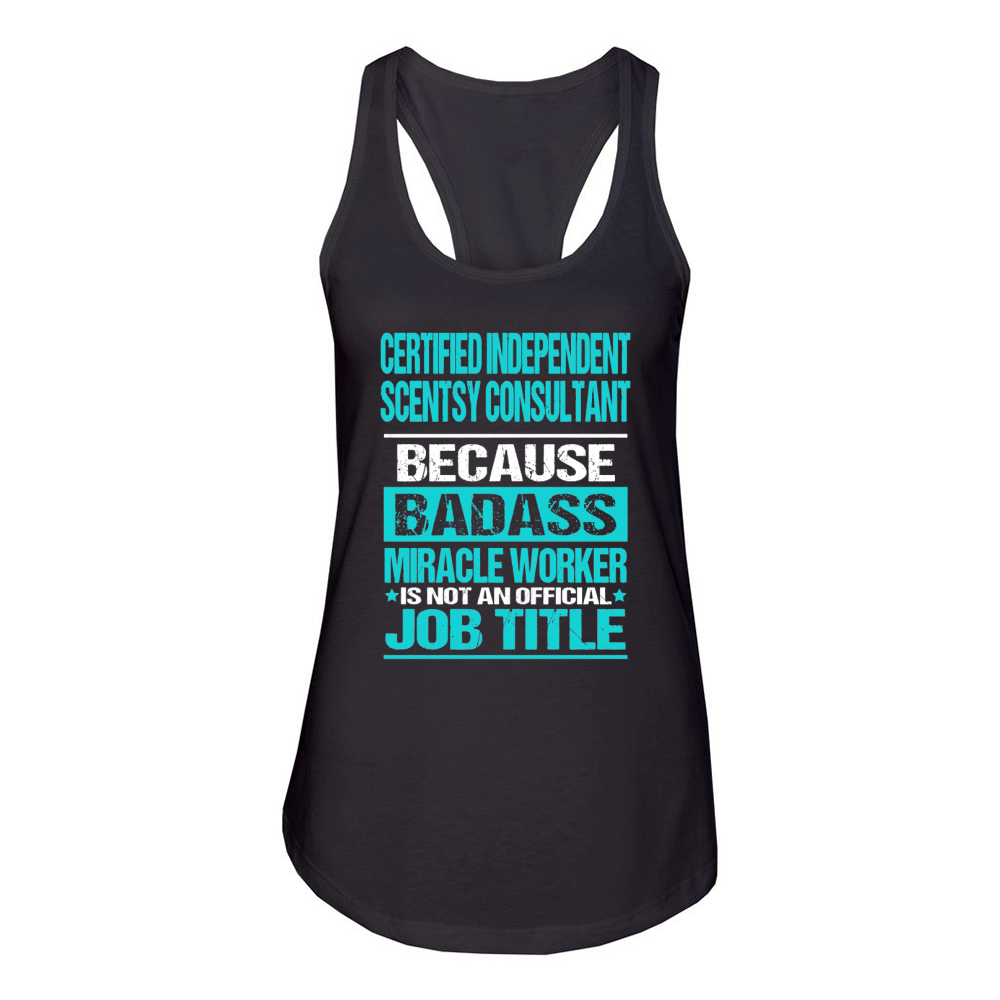 CERTIFIED INDEPENDENT SCENTSY CONSULTANT Women's Racerback Tank