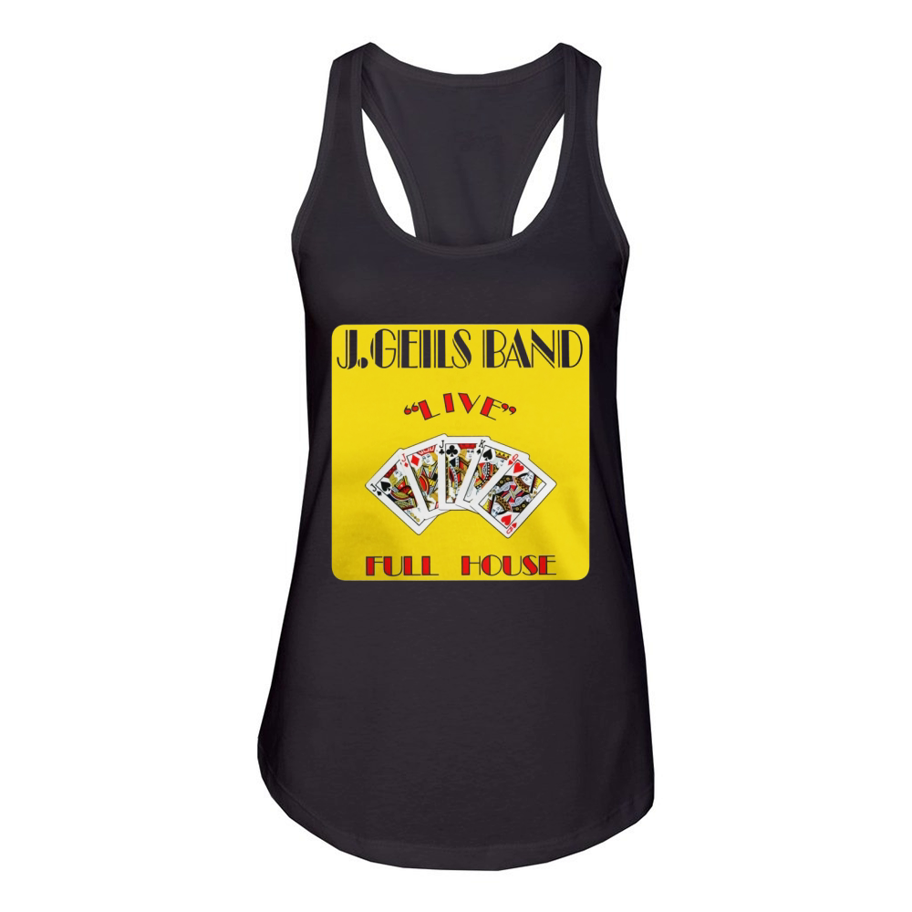 J Geils Band Live Full House Women's Racerback Tank