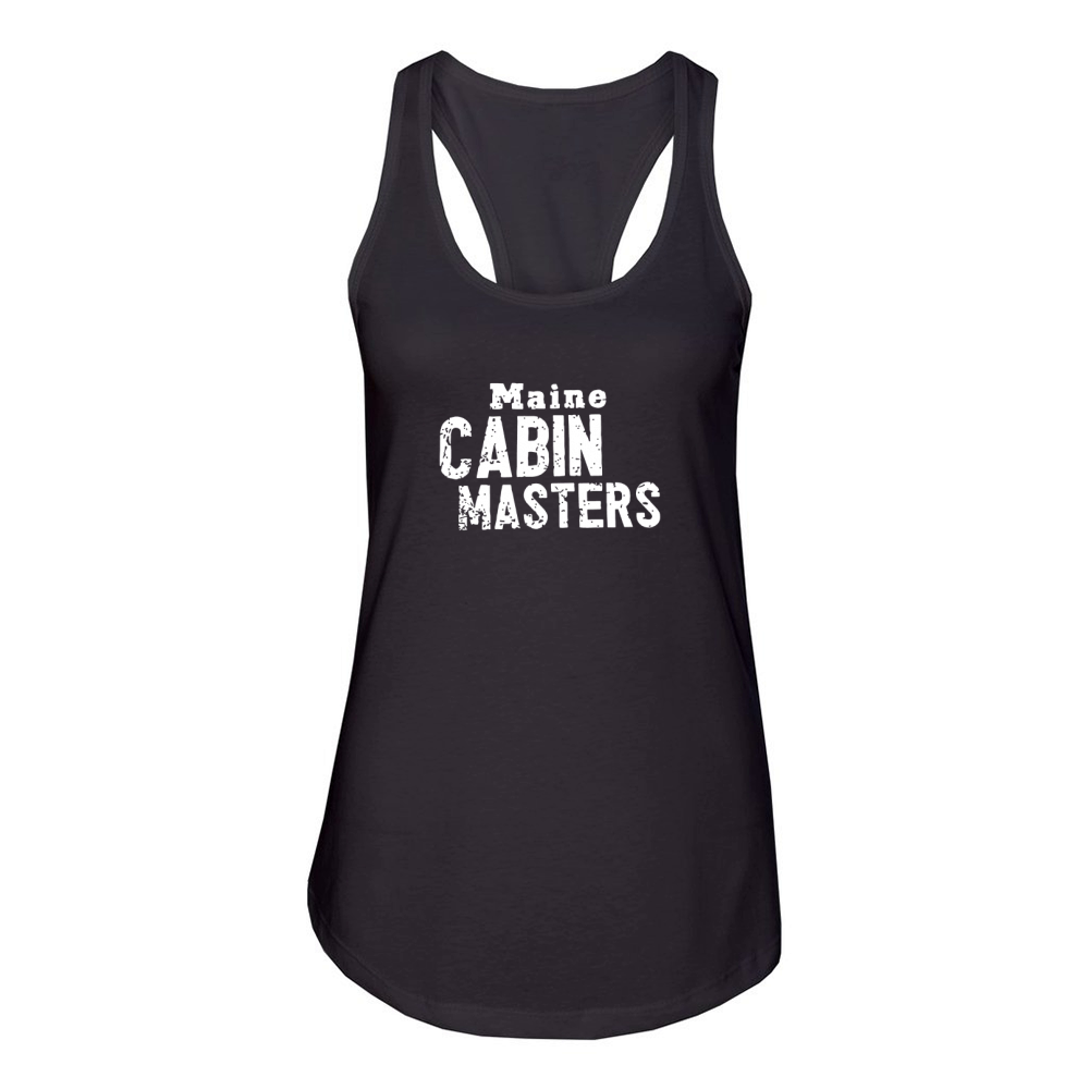Maine cabin masters Women's Racerback Tank