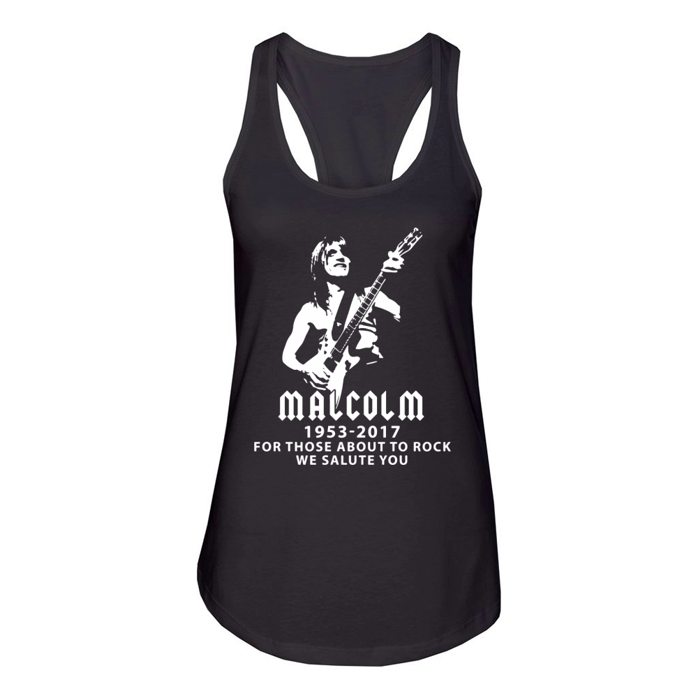 Malcolm Young Women's Racerback Tank