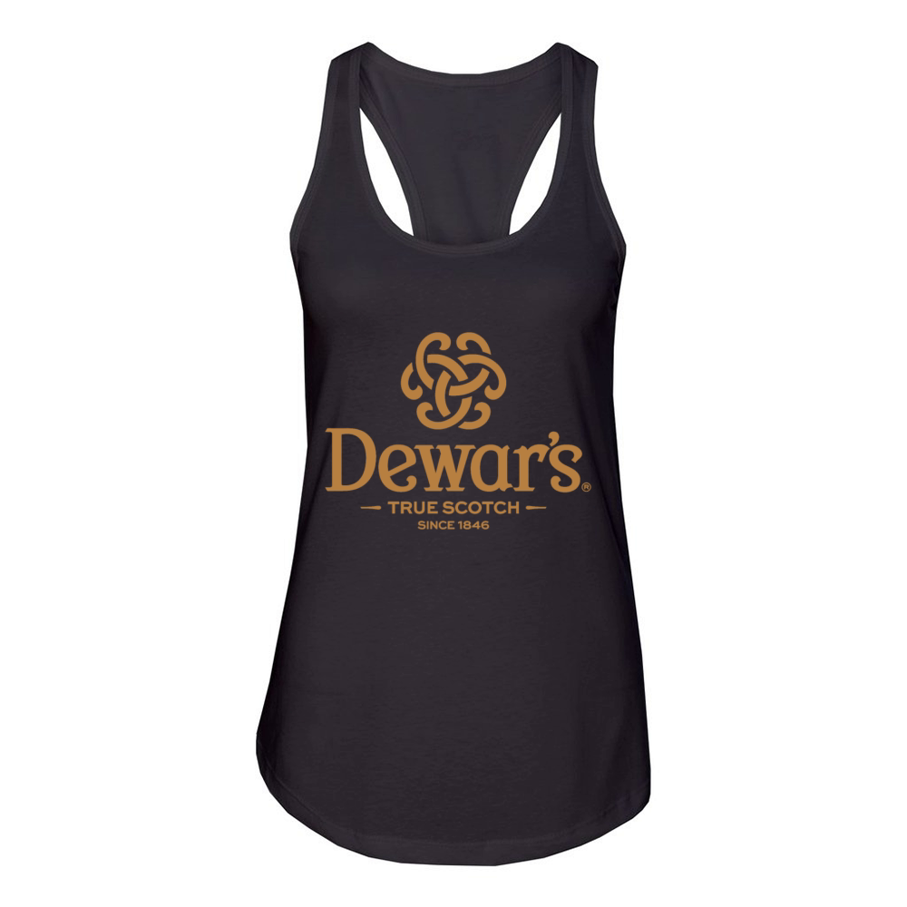 Retro Dewar s Scotch Whisky Women's Racerback Tank