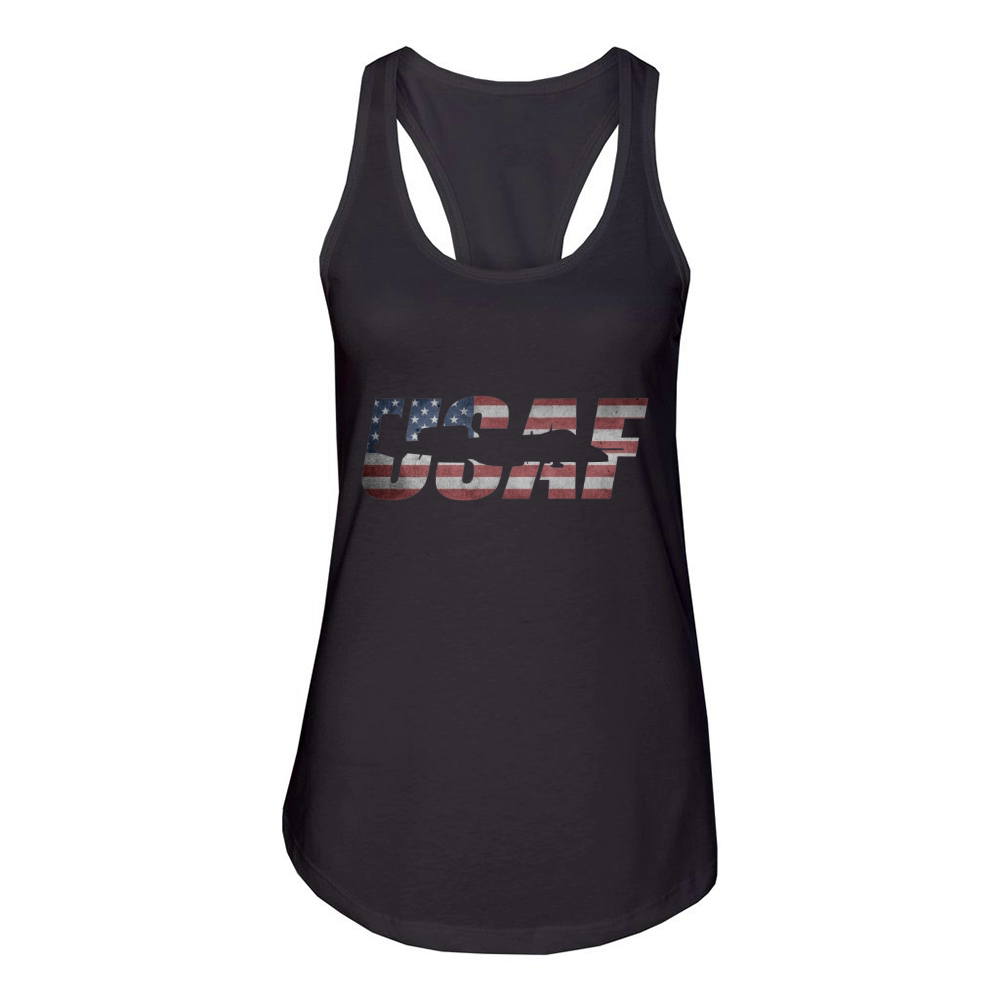 usaf a10 warthog Women's Racerback Tank