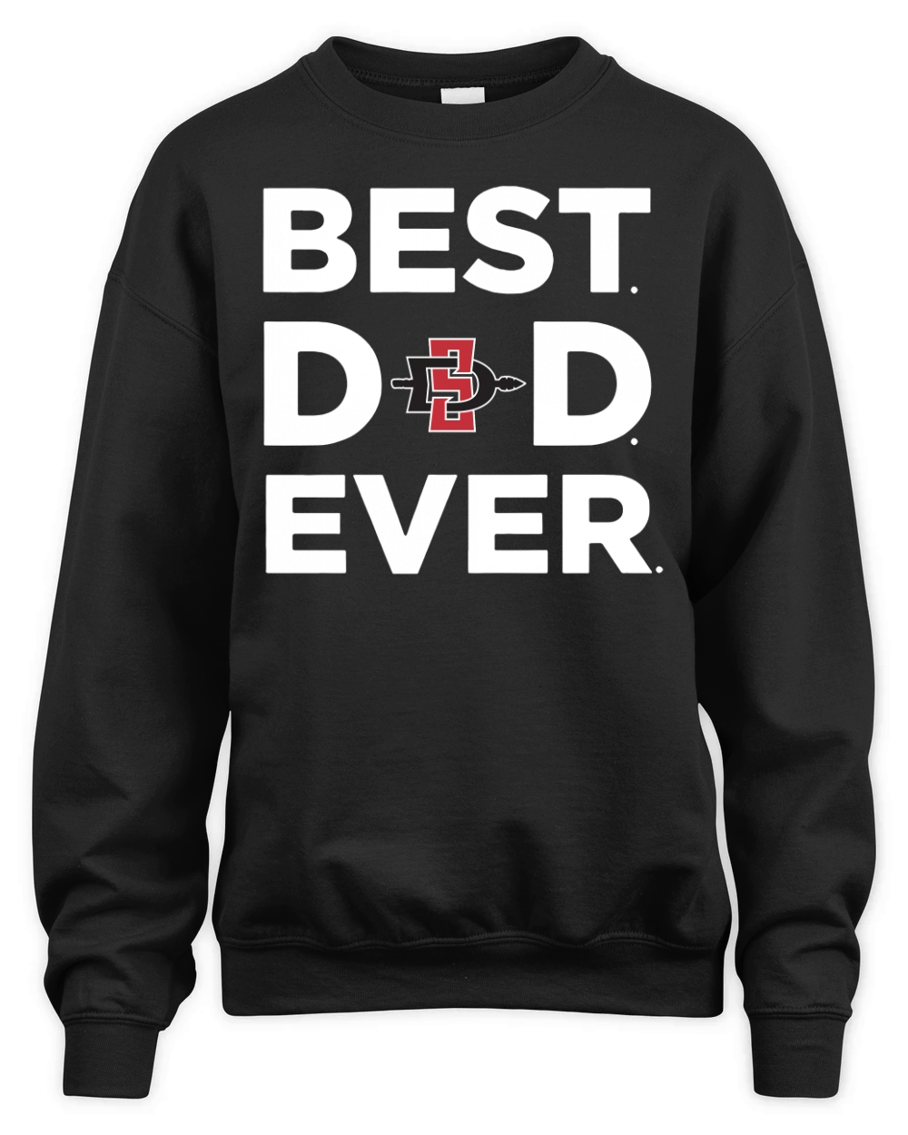 San Diego State Aztecs_Best Dad Ever Unisex Premium Crewneck Sweatshirt