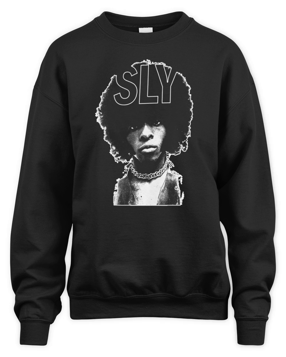 SLy Stone Portrait T-Shirt Unisex Premium Crewneck Sweatshirt