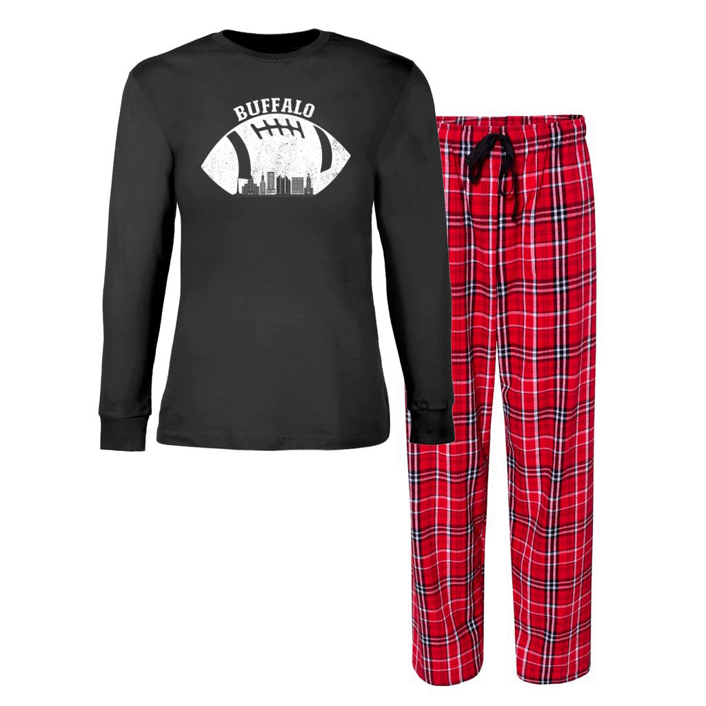 Football christmas pajamas sales