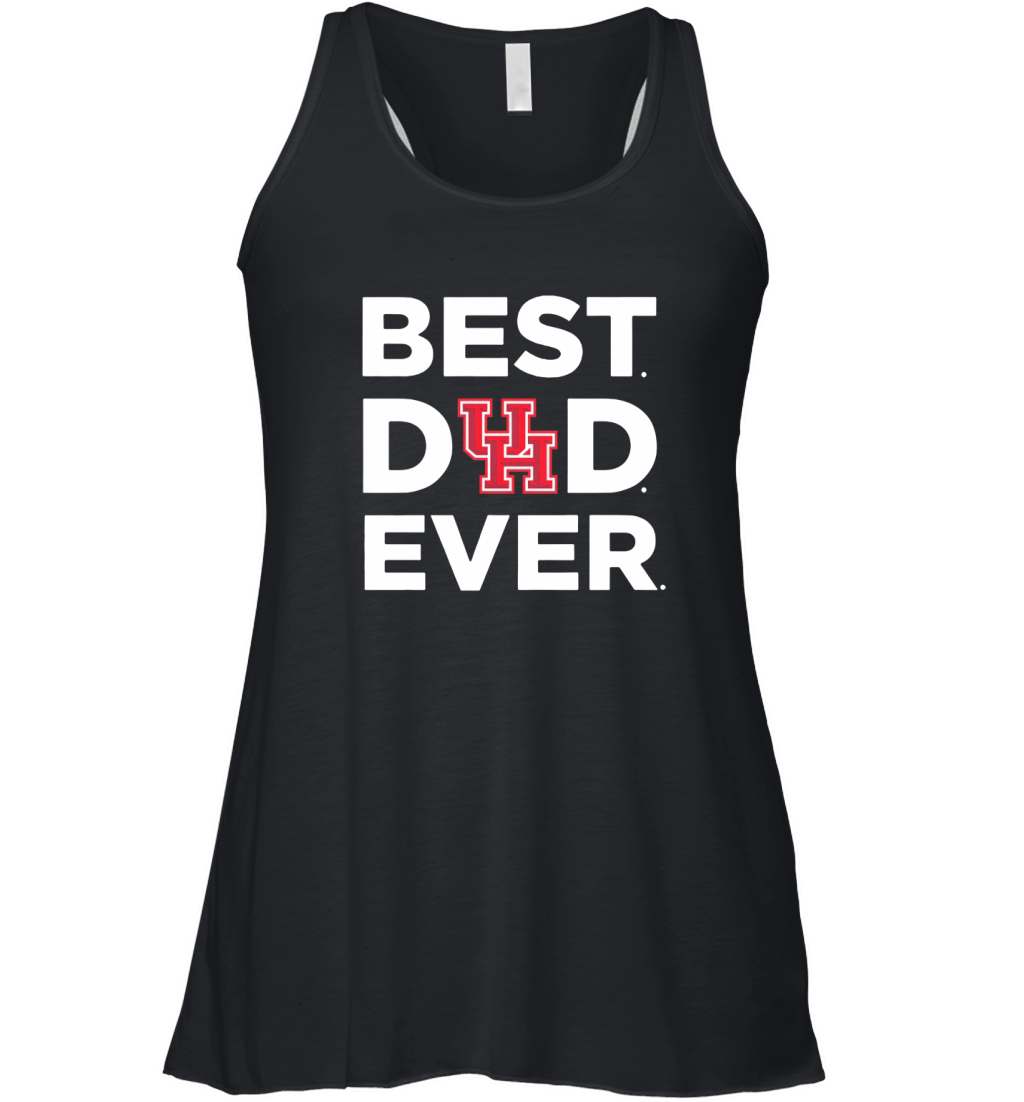 Houston Cougars_Best Dad Ever Women's Flowy Tank Top