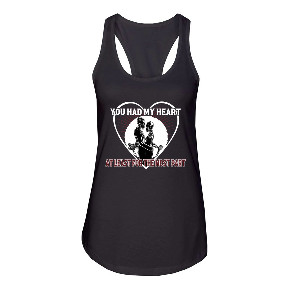 LITTLE PIECE OF HEAVEN YOU HAD MY HEART Women's Racerback Tank