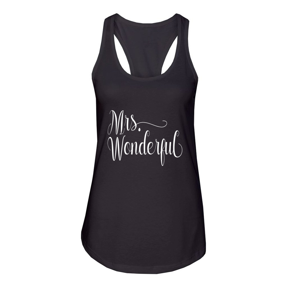 Mrs Wonderful Women's Racerback Tank