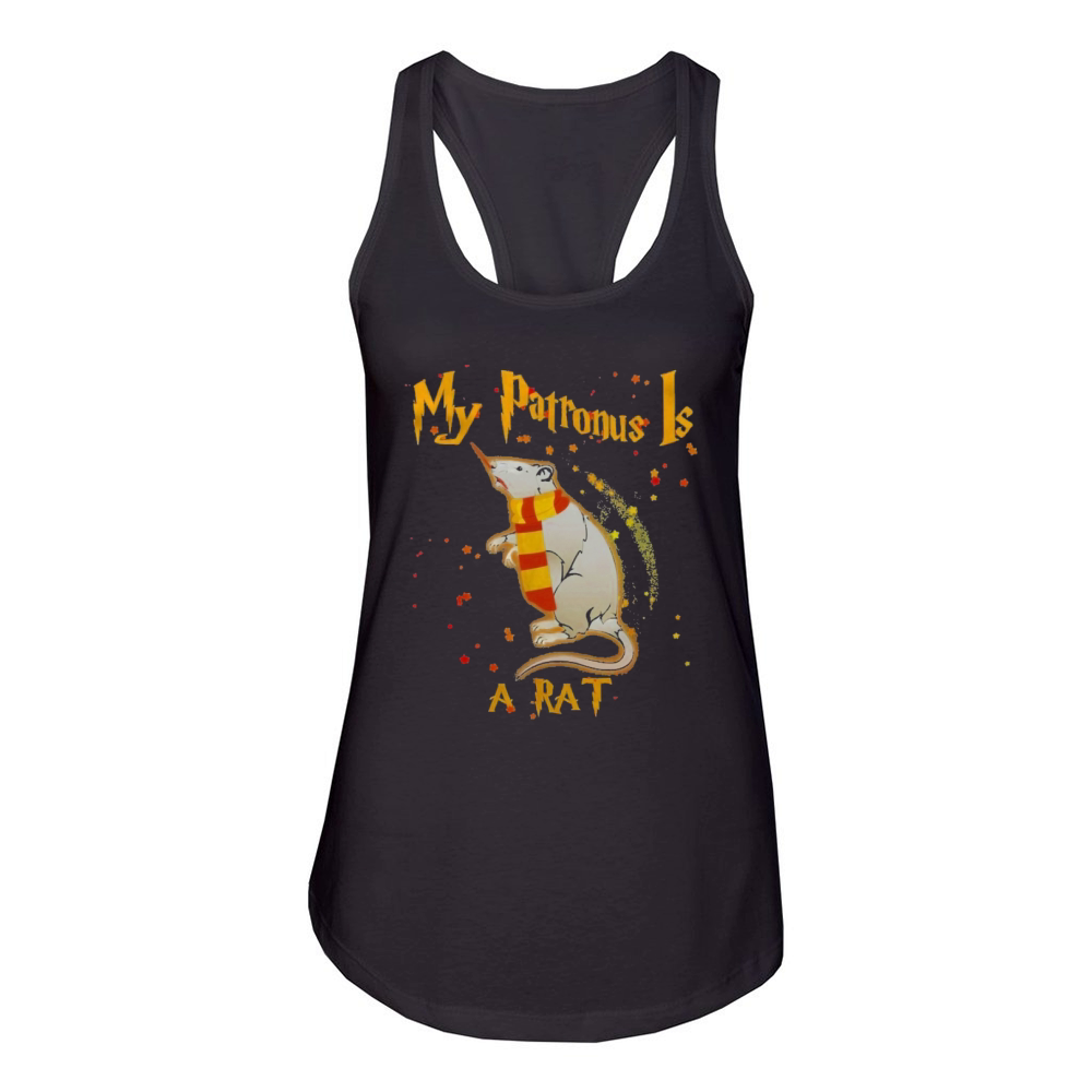 My Patronus is Rat Christmas Women's Racerback Tank