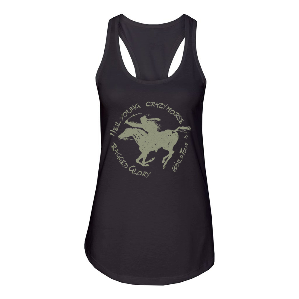 Neil Yuong Crazy Horse Women's Racerback Tank