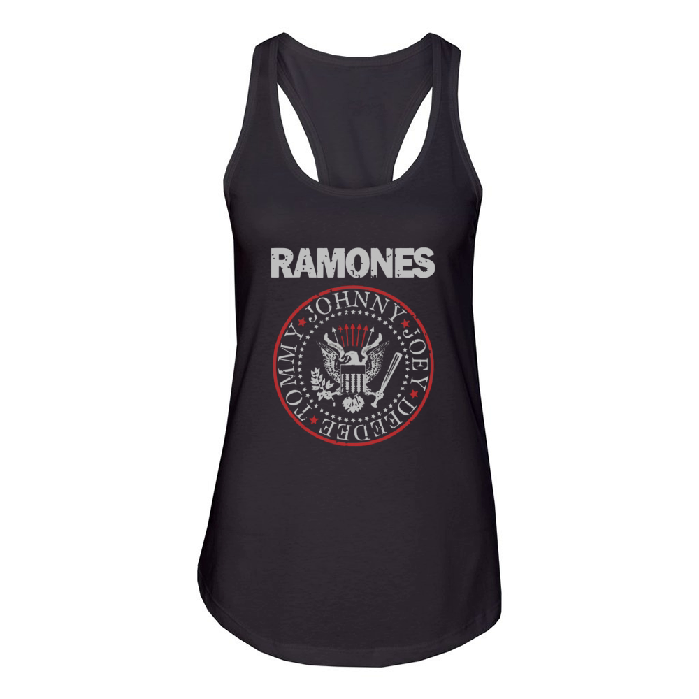 Ramones Seal Retro Women's Racerback Tank