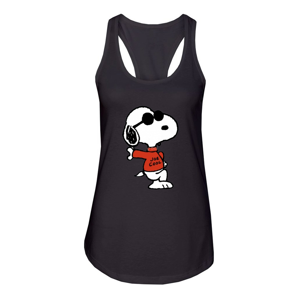 The Peanuts - Snoopy Joe Cool - T Shirt Women's Racerback Tank