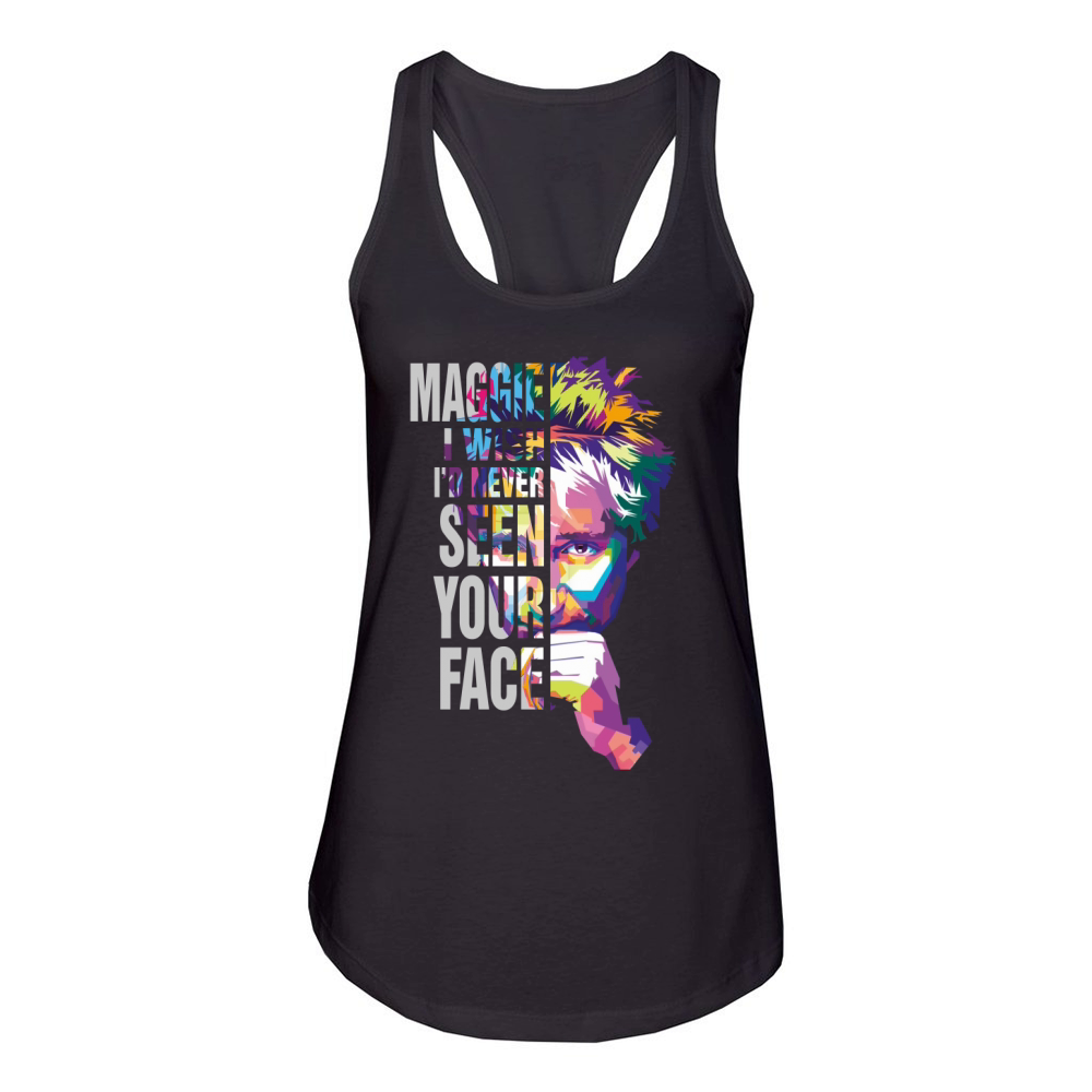 MAggie May - Ladies V-Neck Women's Racerback Tank