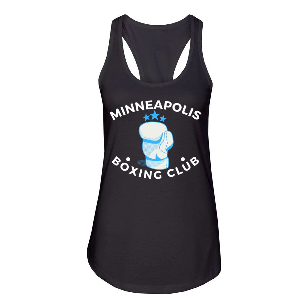 MINNEAPOLIS BOXING CLUB VINTAGE Women's Racerback Tank