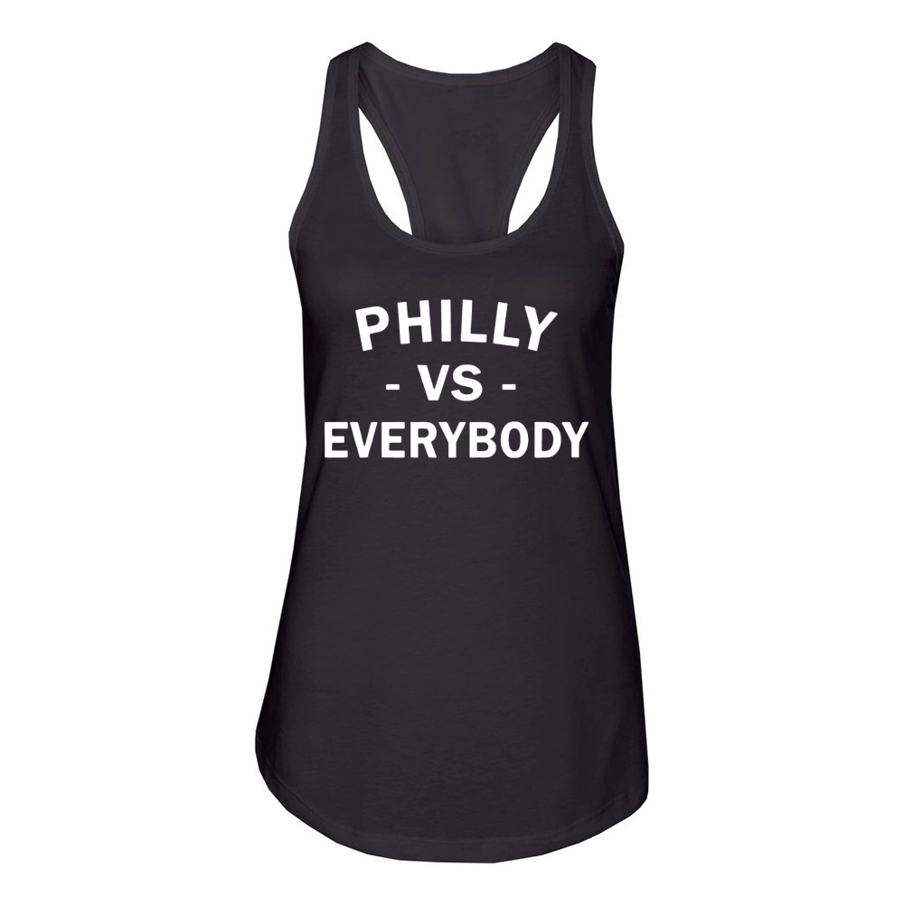 Philly vs Everybody Women's Racerback Tank