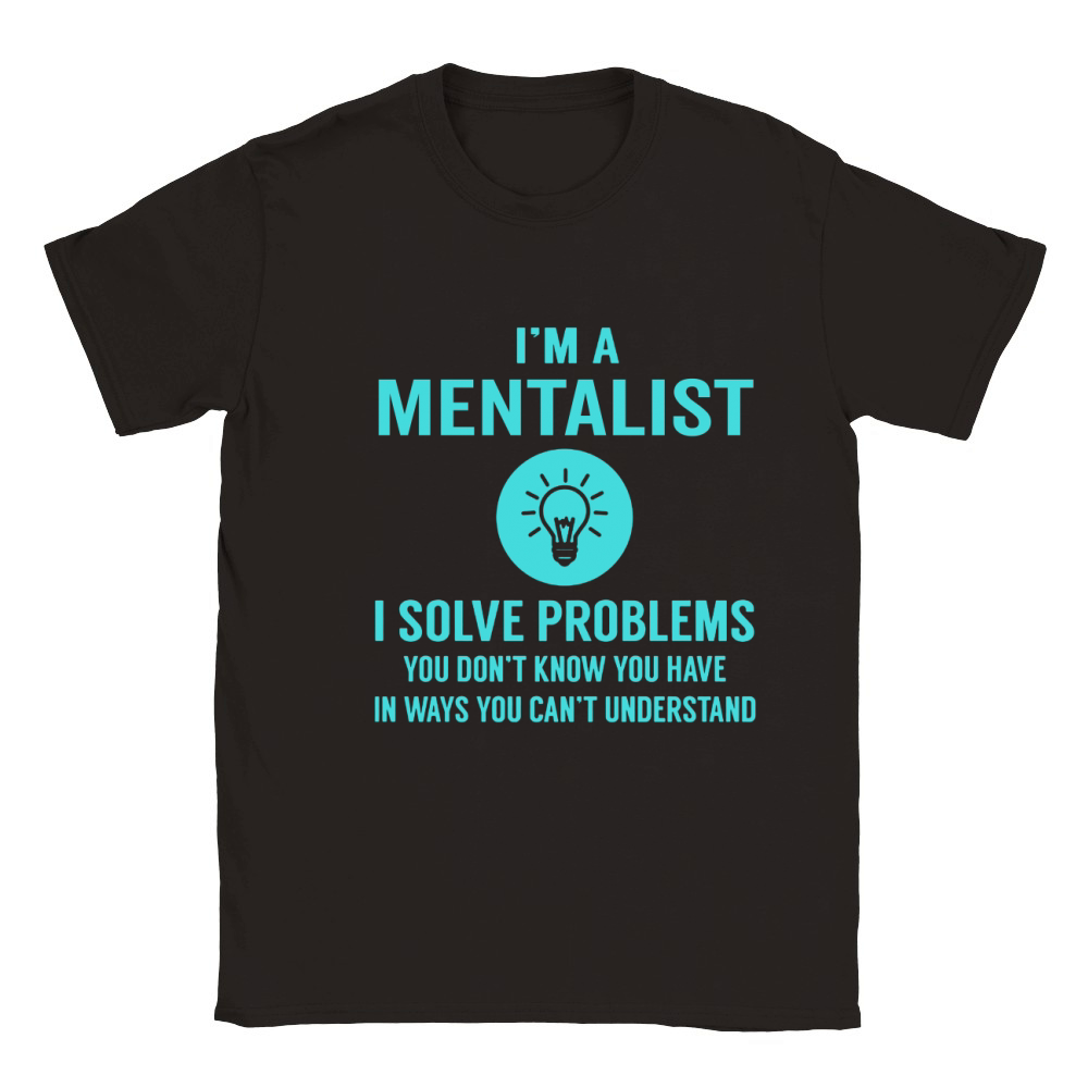 Mentalist I Solve Problem Job Title Shirts Classic Kids Crewneck T-shirt