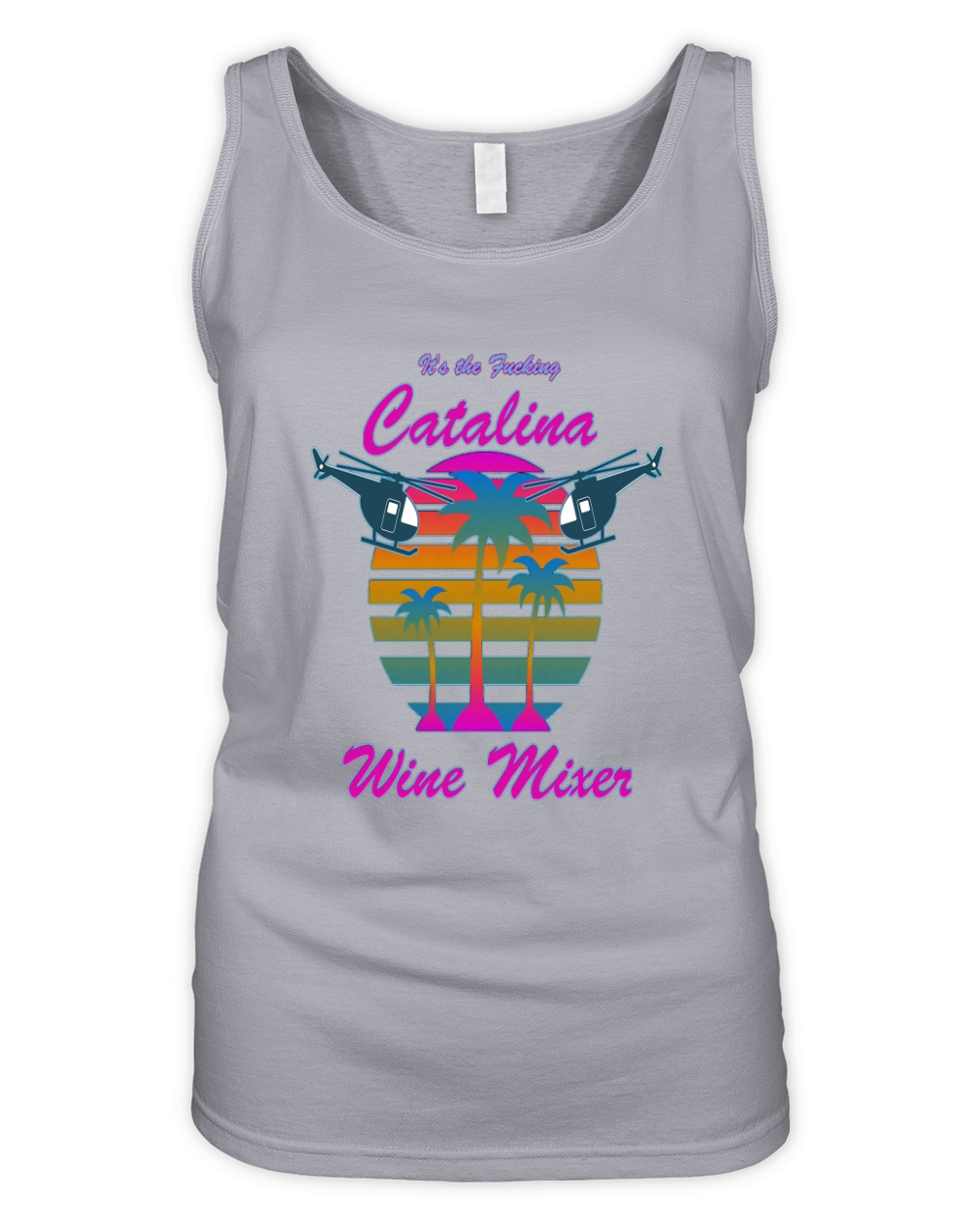 the original f cking catalina wine mixer shirt Organic Women's Tank Top