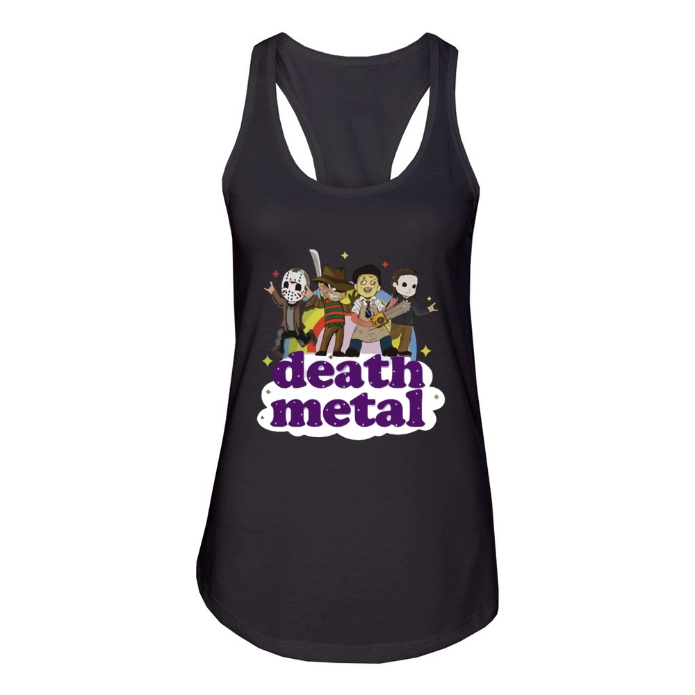 Death metal tshirt Women's Racerback Tank