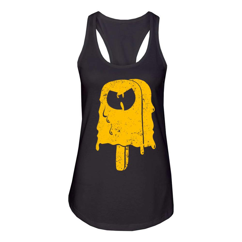 icecream wutang yellow Women's Racerback Tank