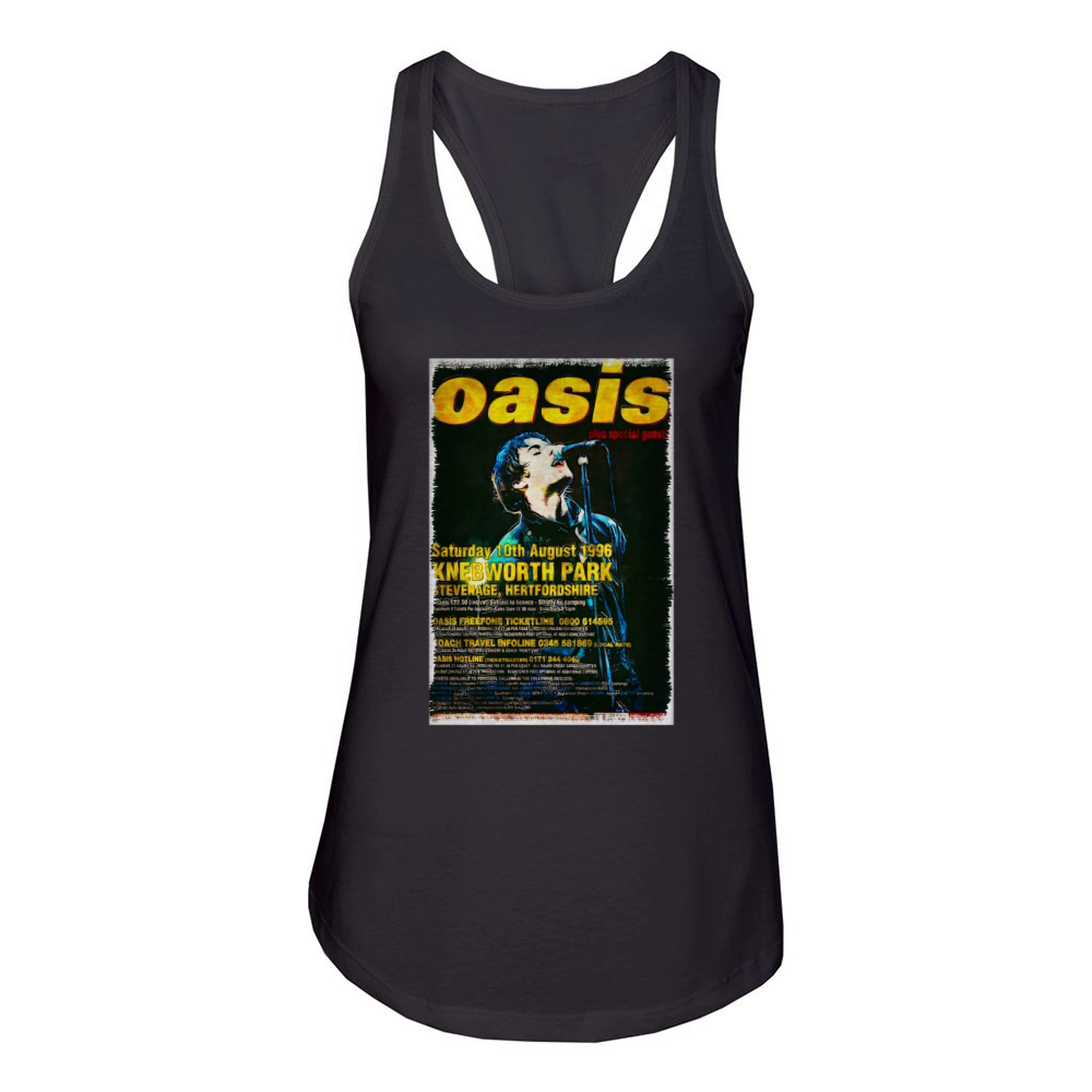 Oasis In Knebworth Park Women's Racerback Tank