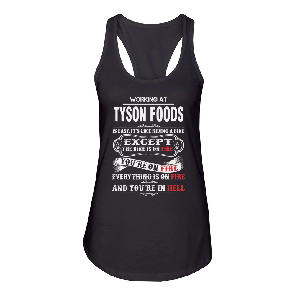 TYSON FOODS (9) Women's Racerback Tank