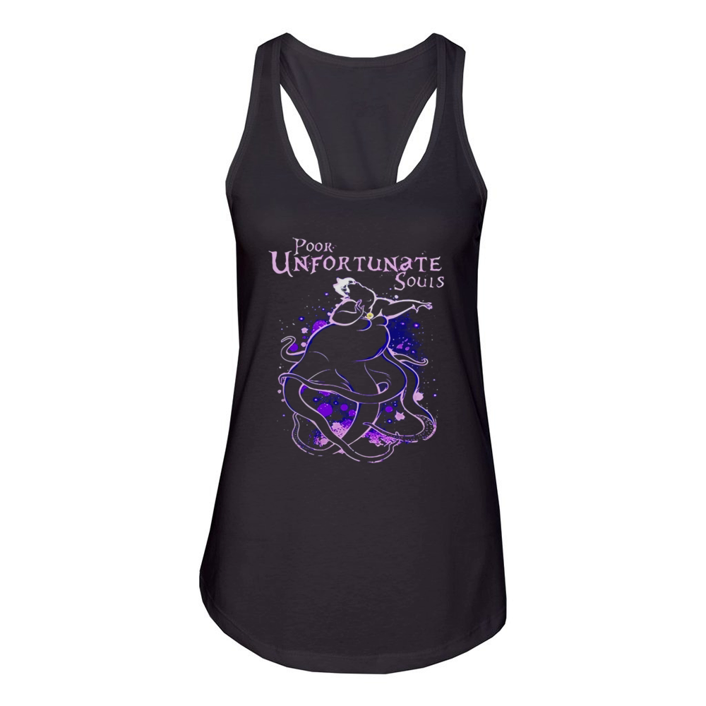 Ursula The Little Mermaid poor unfortunate souls shirt Women's Racerback Tank