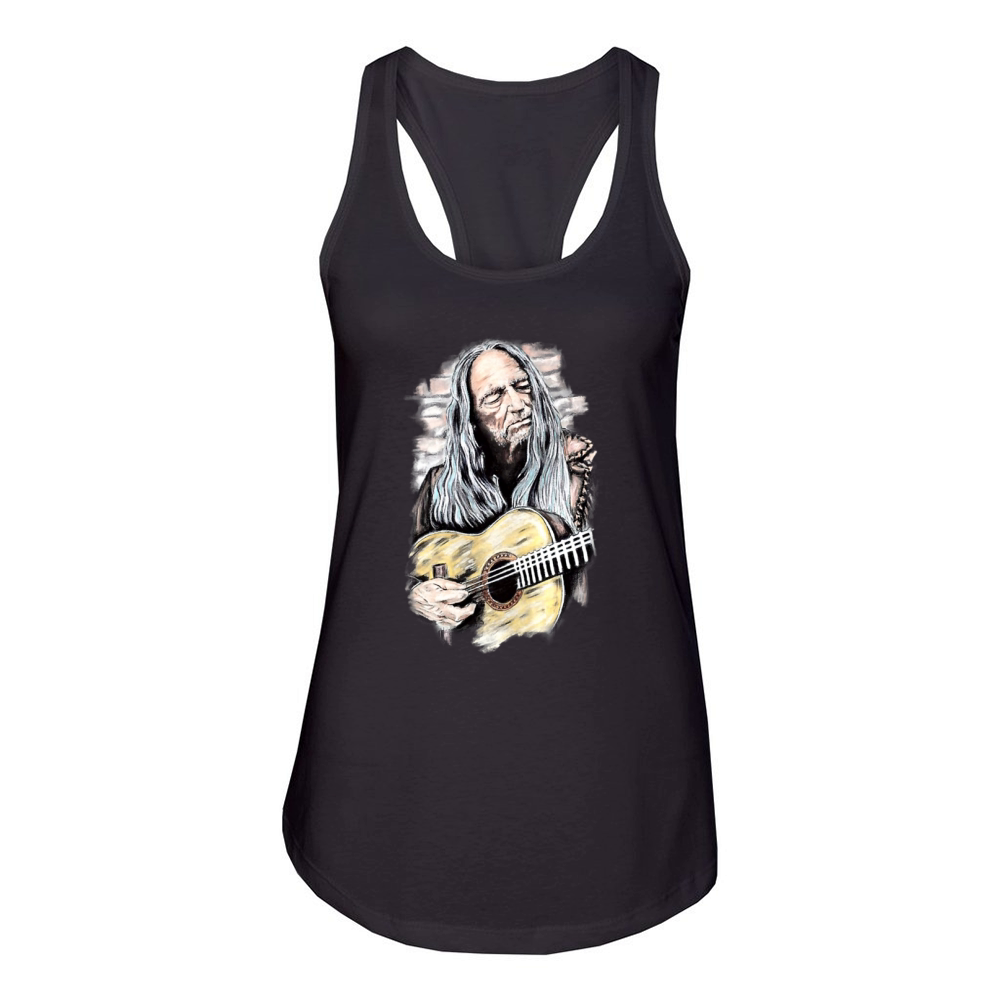 WILLIE NELSON FANS Tshirt, WILLIE NELSON FANS Hoodies Women's Racerback Tank