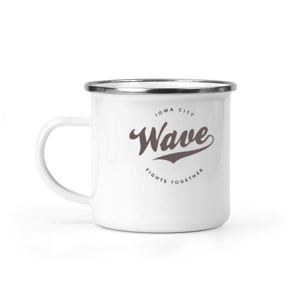 The Iowa Wave 2019 Iowa City Fights Together Shirt Camping Mug