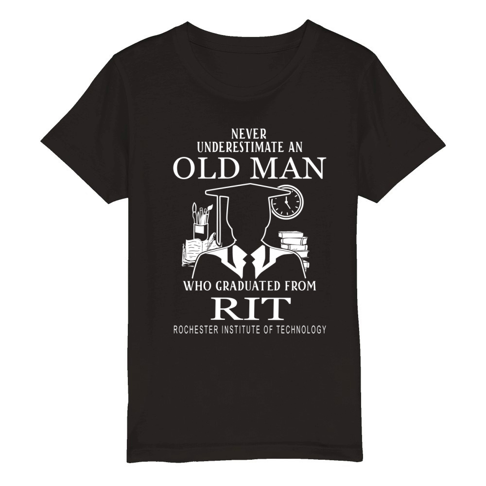 Rochester Institute of Technology Organic Kids Crewneck T-shirt