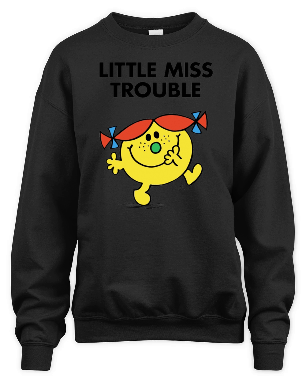 Cute Little Miss Trouble Unisex Premium Crewneck Sweatshirt