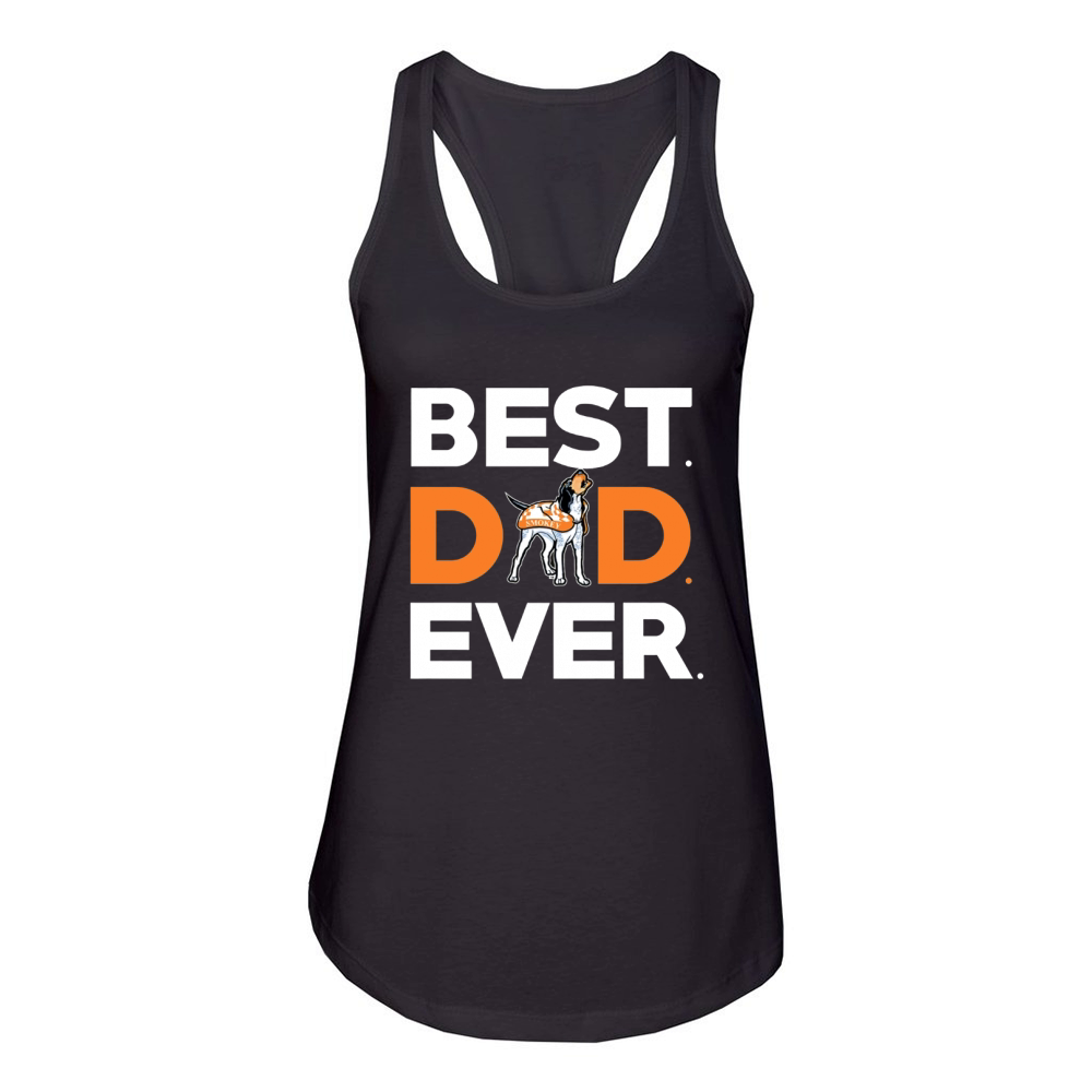 Best Dad Tennessee Volunteers Ever T Women's Racerback Tank