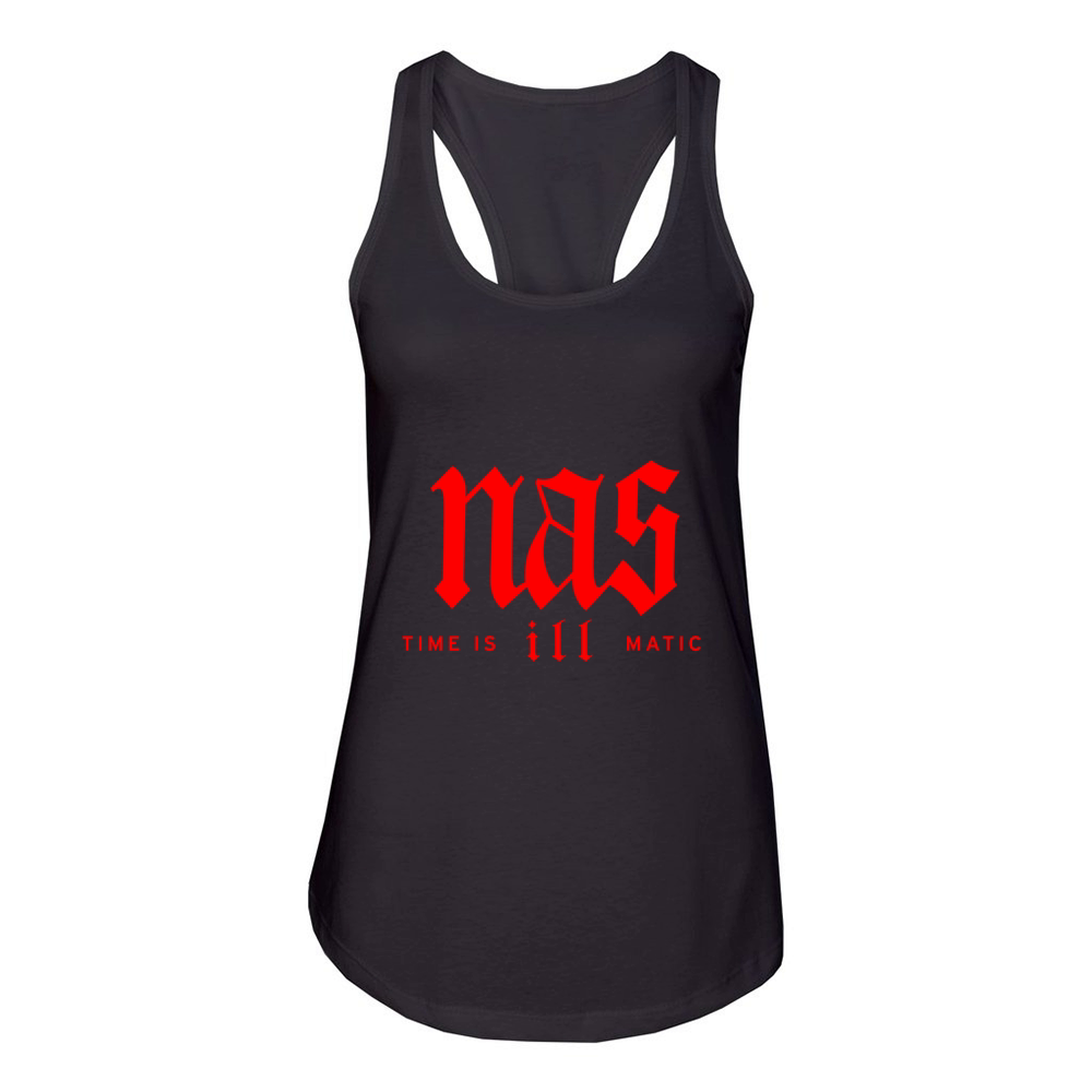 Nas Time is ill Matic Women's Racerback Tank