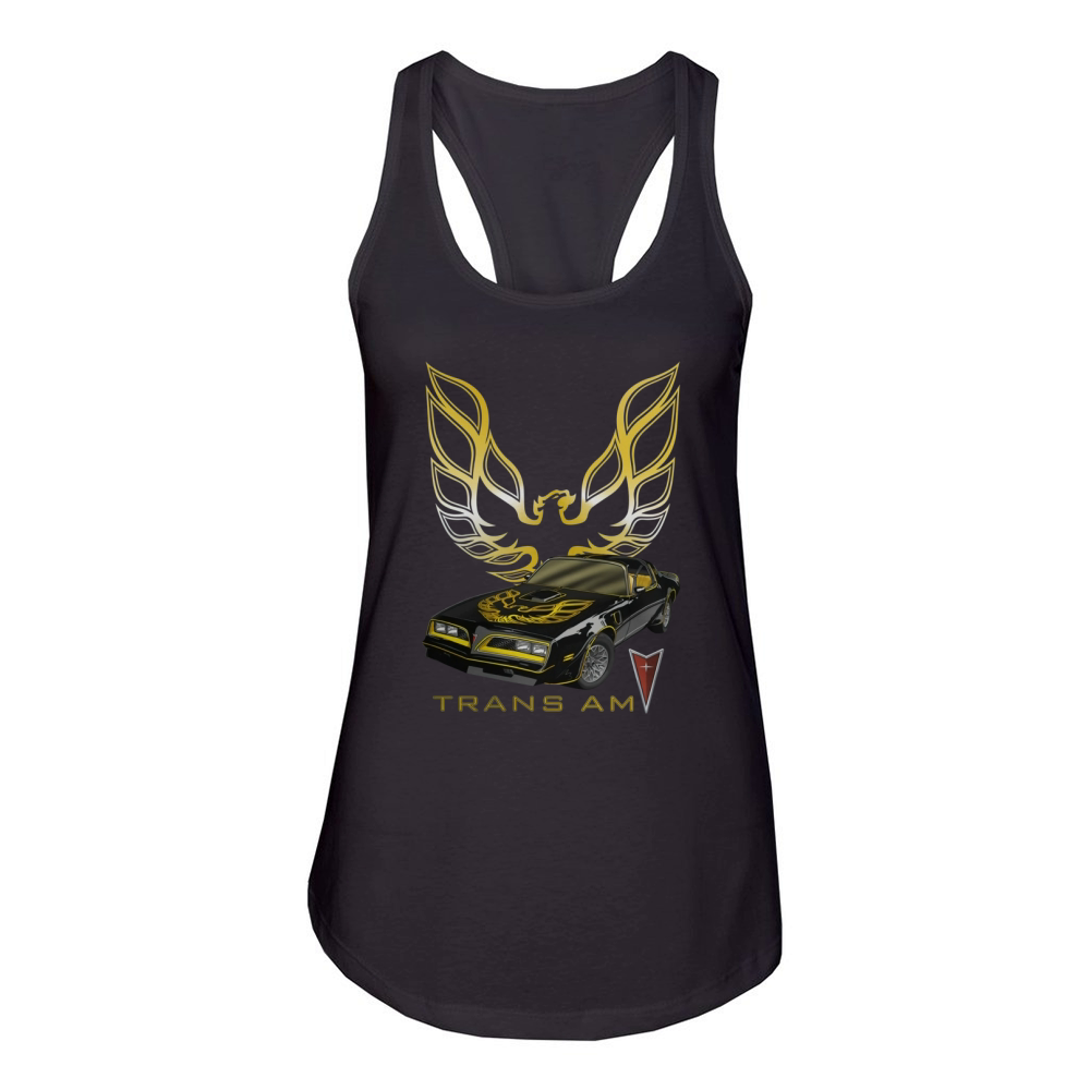 Trans Am Fire Bird Car Women's Racerback Tank