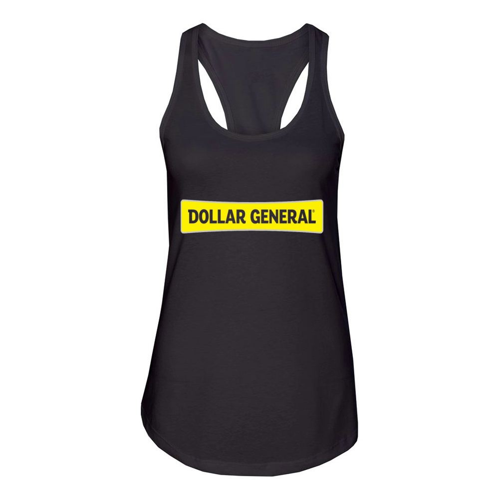 Dollar General Retail Company Logo Women's Racerback Tank