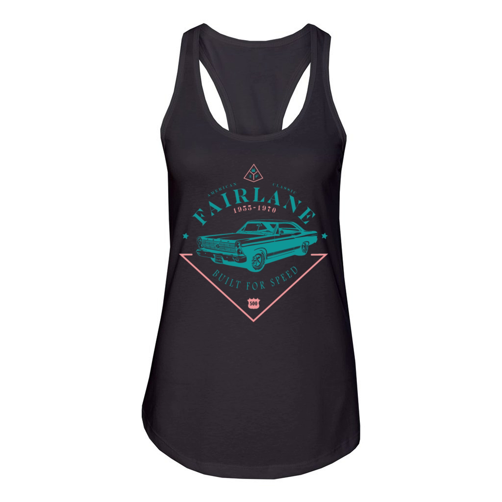 Ford Fairlane - Built For Speed Women's Racerback Tank