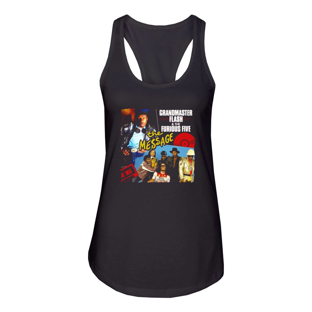 Grandmaster Flash and the Furious Five Women's Racerback Tank