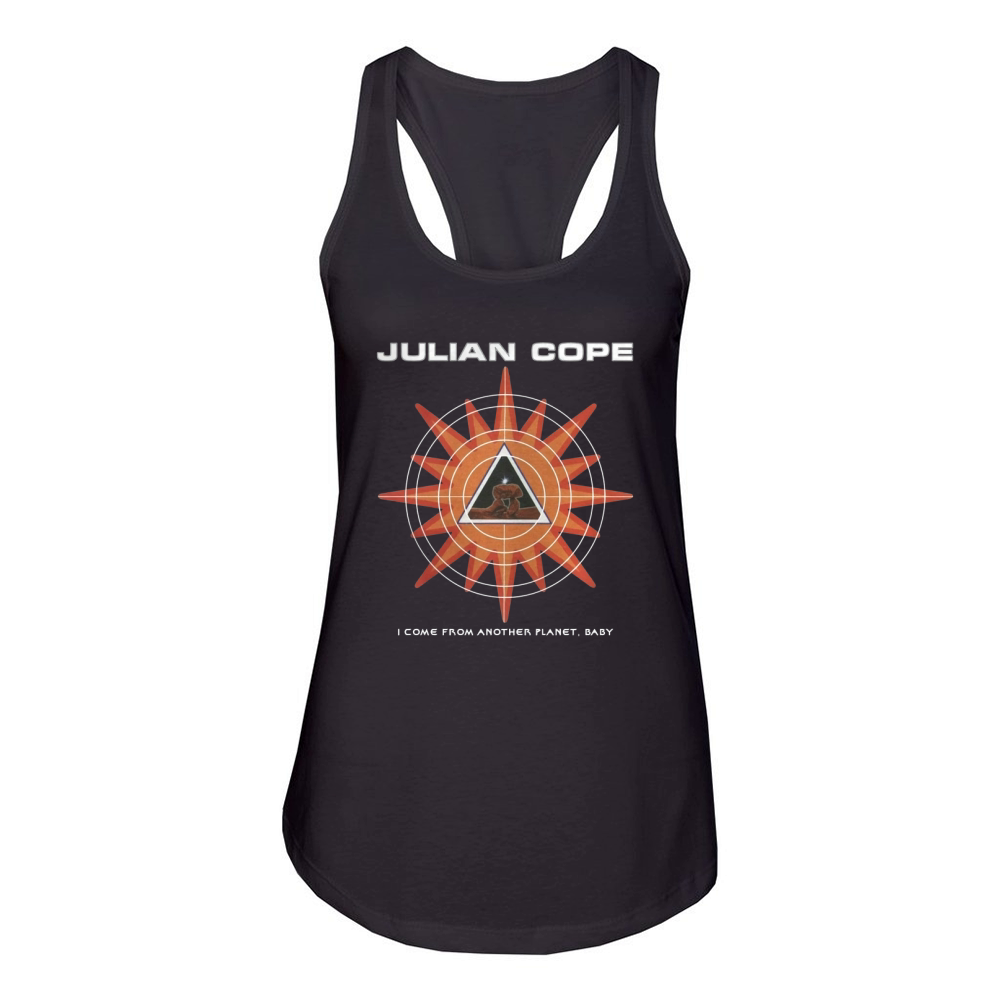 Julian Cope singer Tshirt Women's Racerback Tank