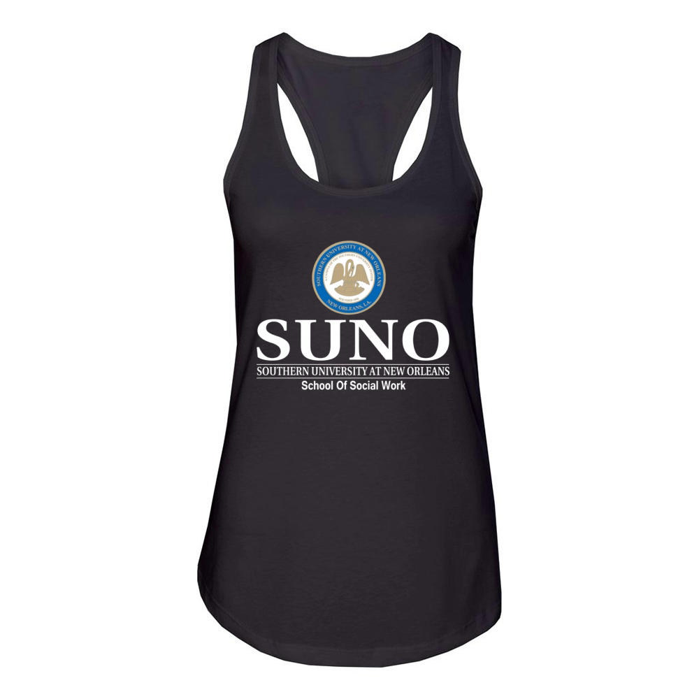 Southern University At New Orleans School Of Social Work Women's Racerback Tank