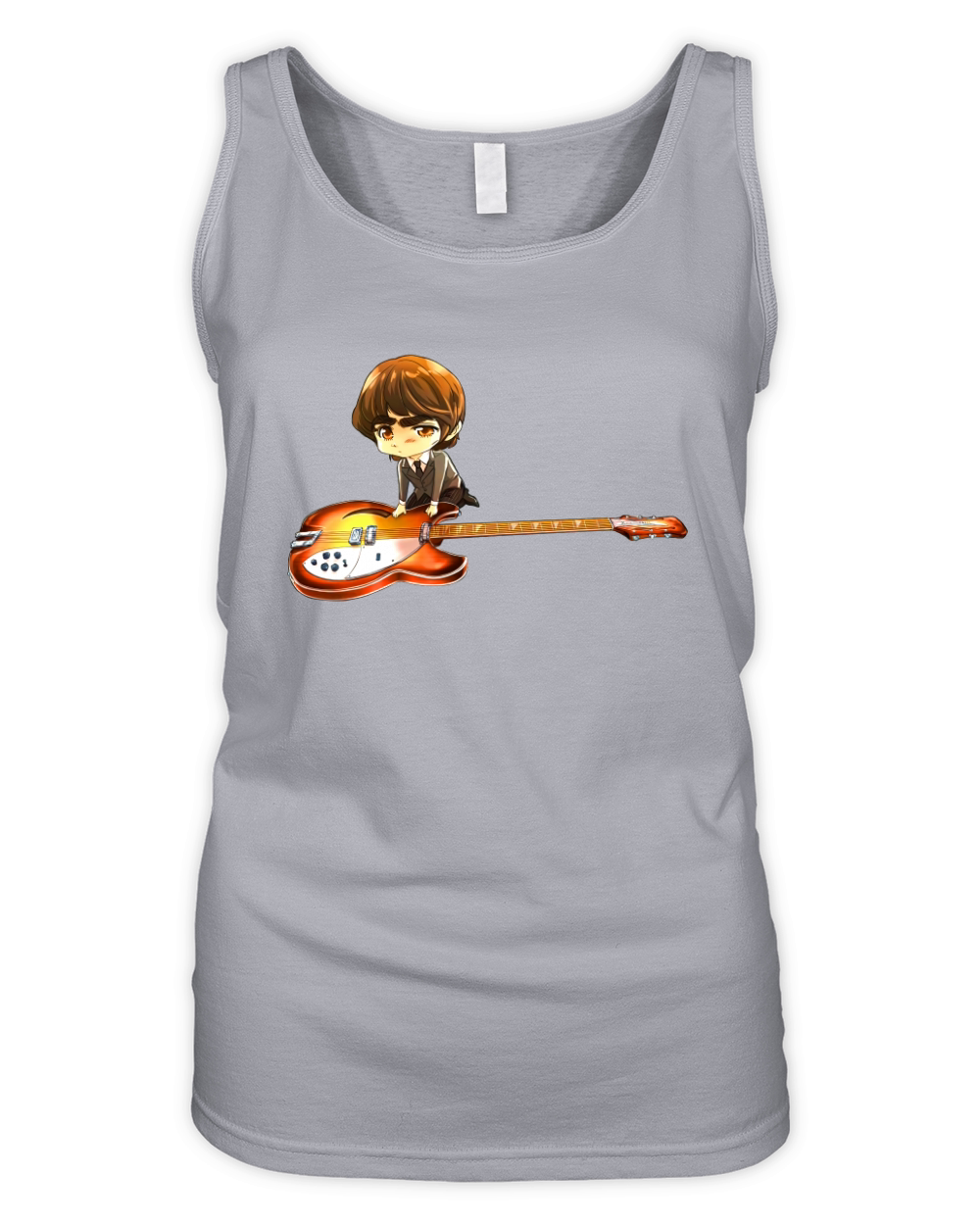 george harrison chibi Organic Women's Tank Top