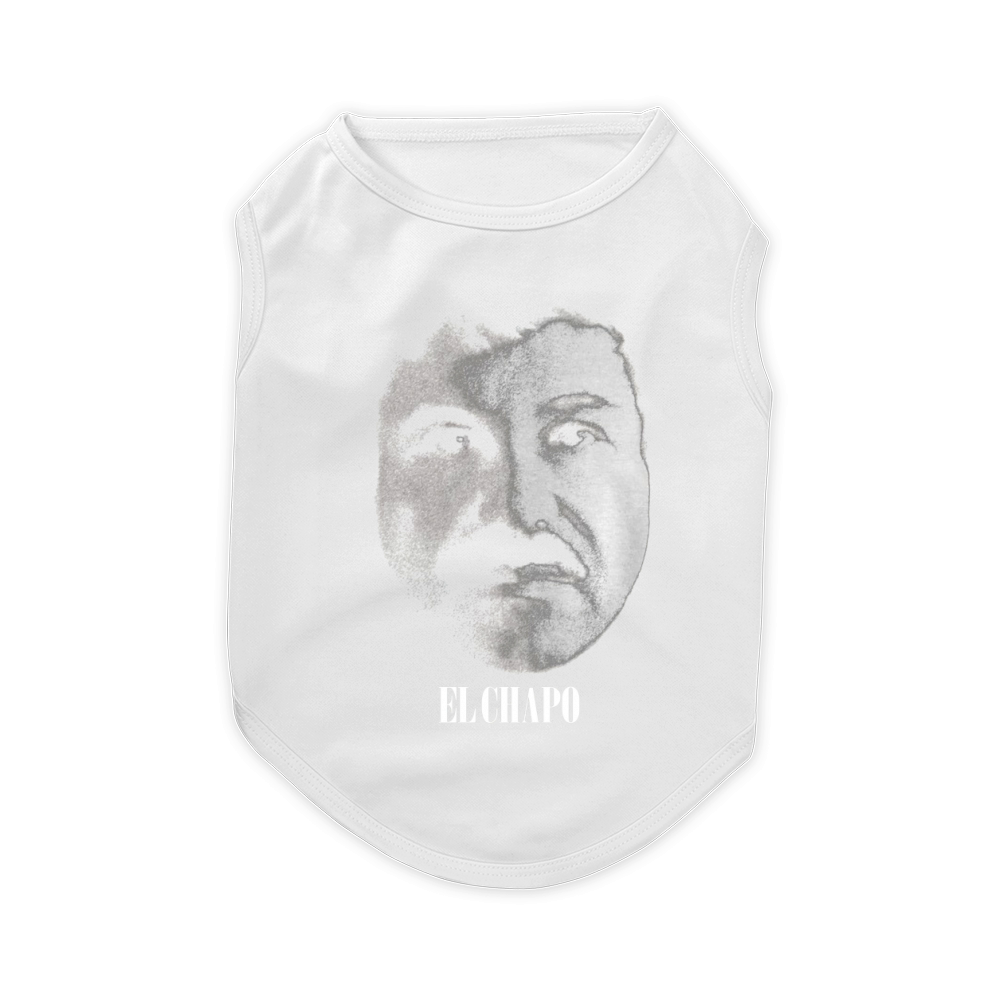 El Chapo Portrait T-Shirt Pet T-Shirt
