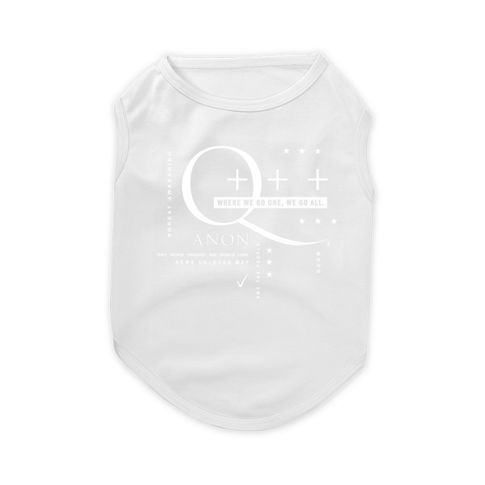 Q - ANON  WHERE WE GO ONE Pet T-Shirt