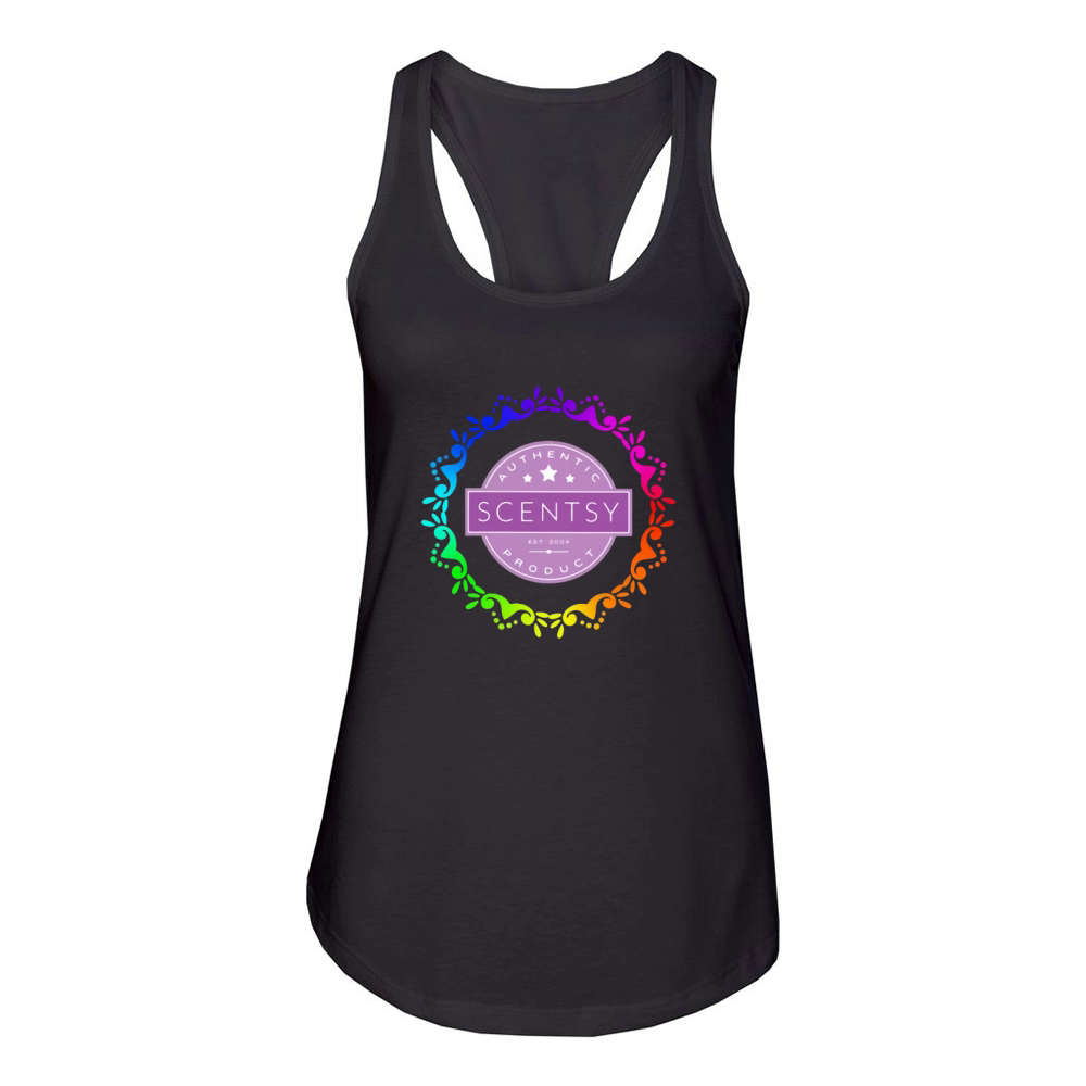 Authentic scentsy est 2004 product Women's Racerback Tank
