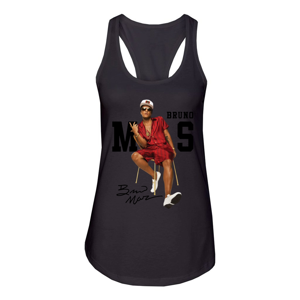 BRUNO MARS Women's Racerback Tank